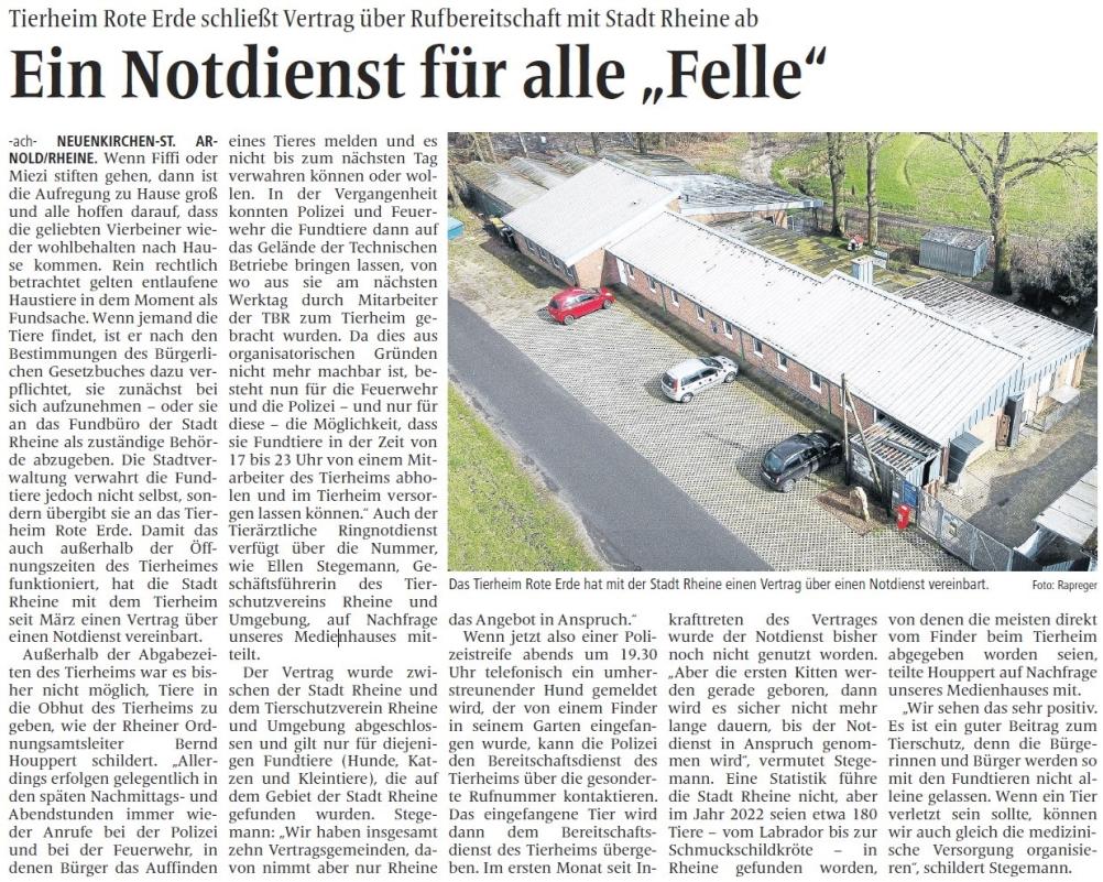 Notdienst für alle Felle - MVOnline Artikel